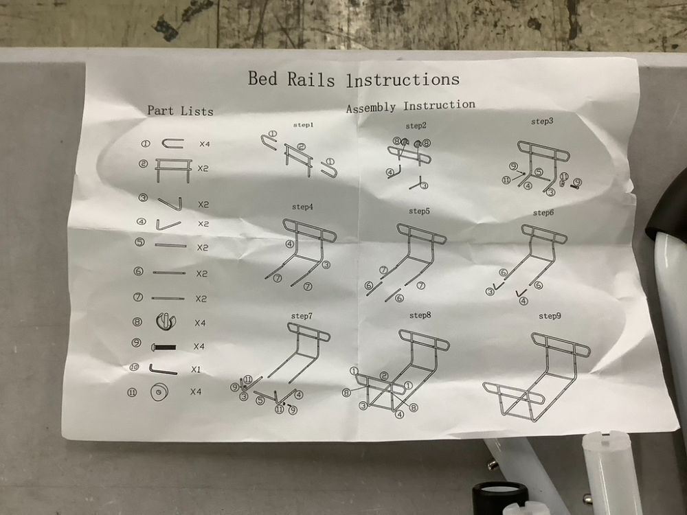 Adjustable Bed Assist Rail, Dual Side - Image 6 - Lot 592