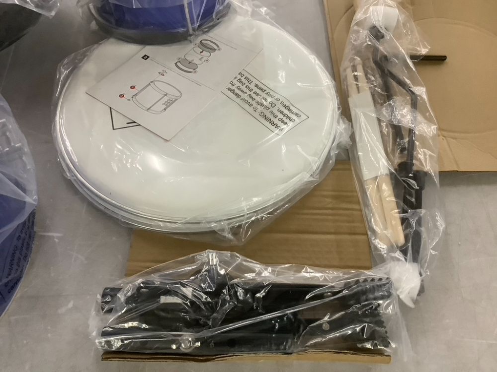 Kids Beginner 3-Piece Drum, Musical Instrument Set w/ Sticks, Stool, Pedal - Image 6 - Lot 598