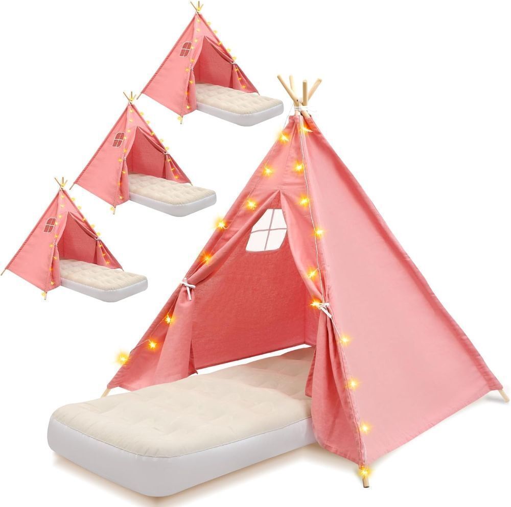 4 Pack Teepee Tents for Kids - Image 1 - Lot 685
