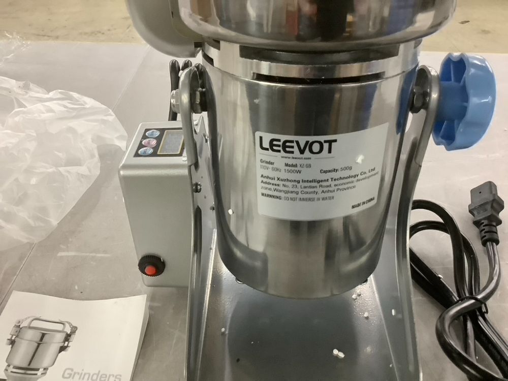 LEEVOT Grain Mill 500g - Missing Sifter - Image 2 - Lot 699