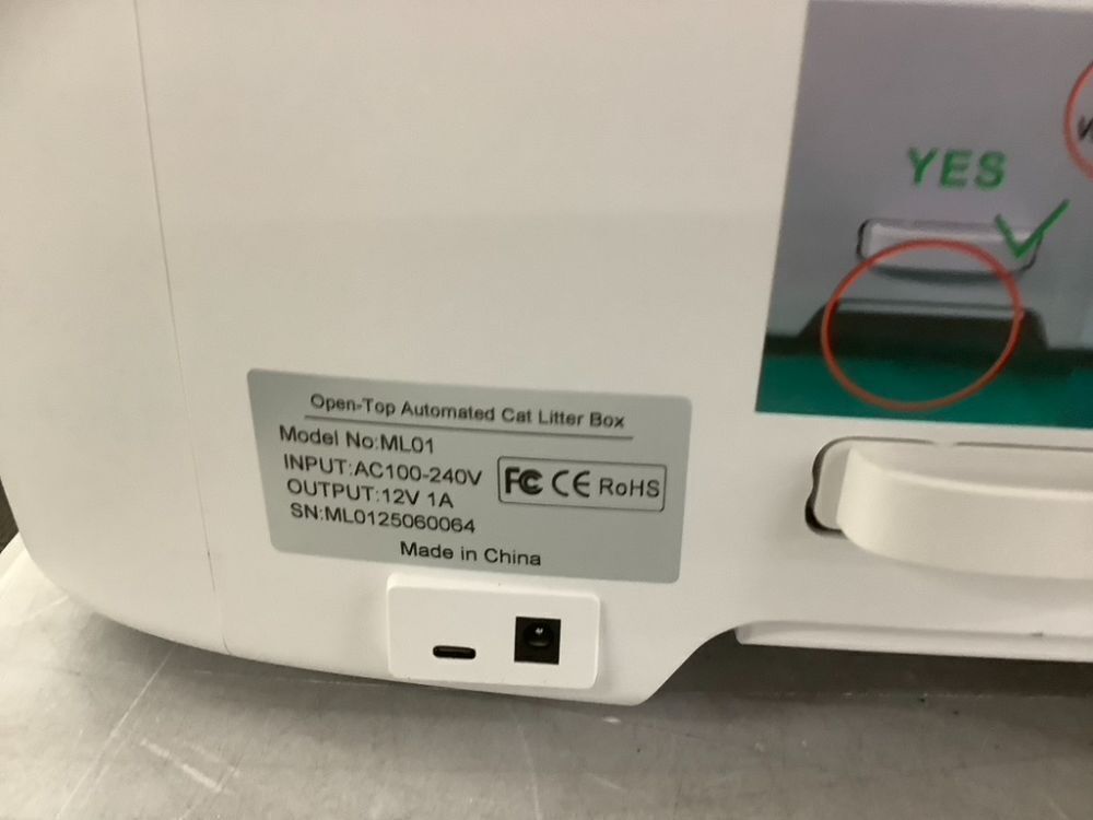 Open-Top Automated Cat Litter Box - Unknown if Complete - Image 4 - Lot 783