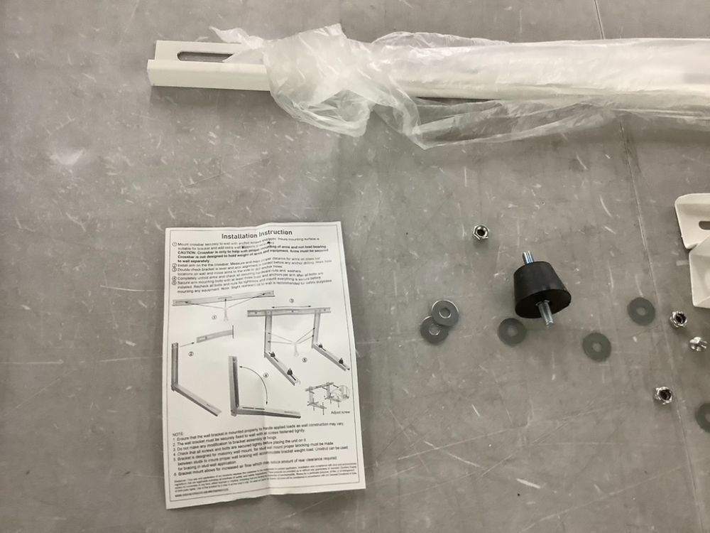 DuctlessAire Outdoor Mini Split Wall Mounting Bracket for 9000-36000BTU Units - Image 3 - Lot 785