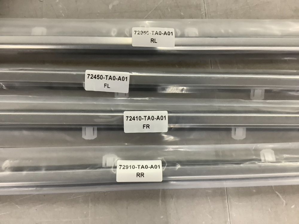 4Pcs Weatherstrip Window Moulding Trim Seal Belt Compatible with 2008-2012 Honda Accord - Image 4 - Lot 789