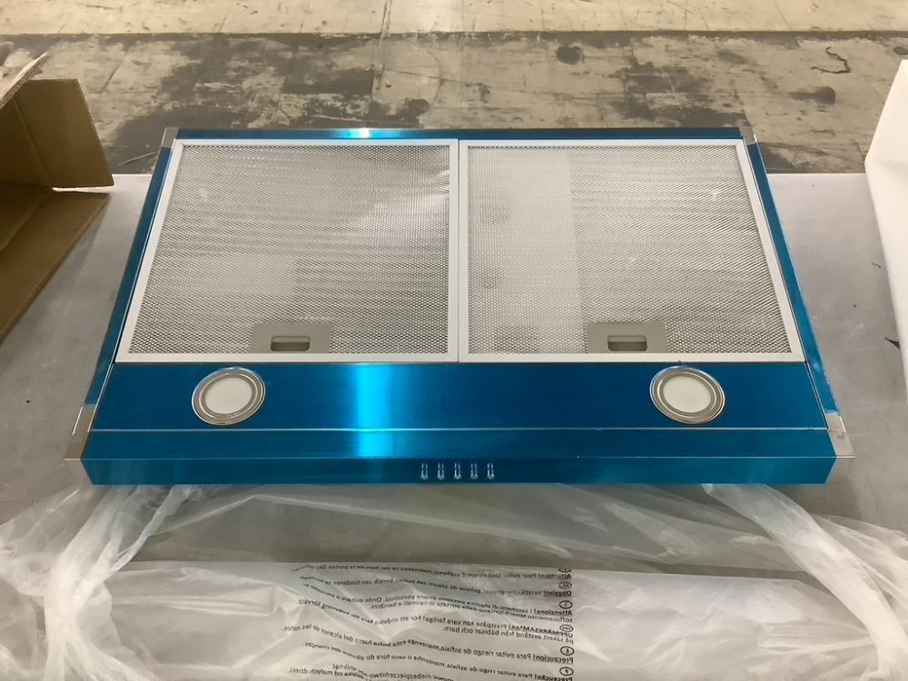 FIREGAS Under Cabinet Range Hood 30 inch with Brushless DC Motor, LED Light, 3 Speed Exhaust Fan - Image 1 - Lot 601