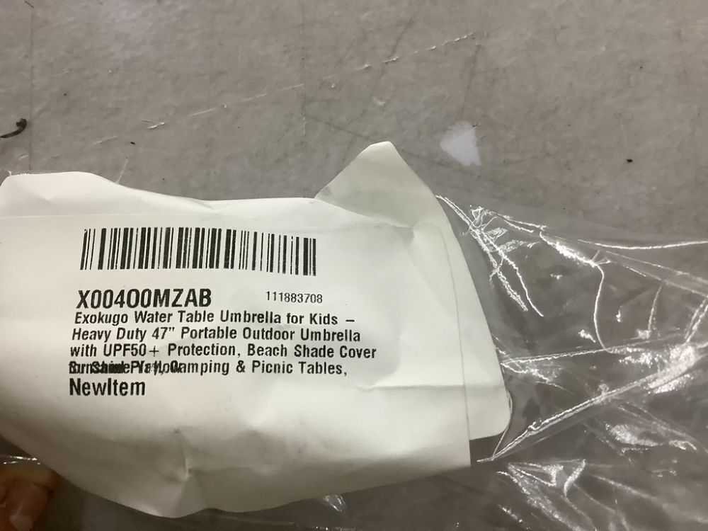 47" Portable Outdoor Water Table/Sandbox Umbrella - Image 6 - Lot 606