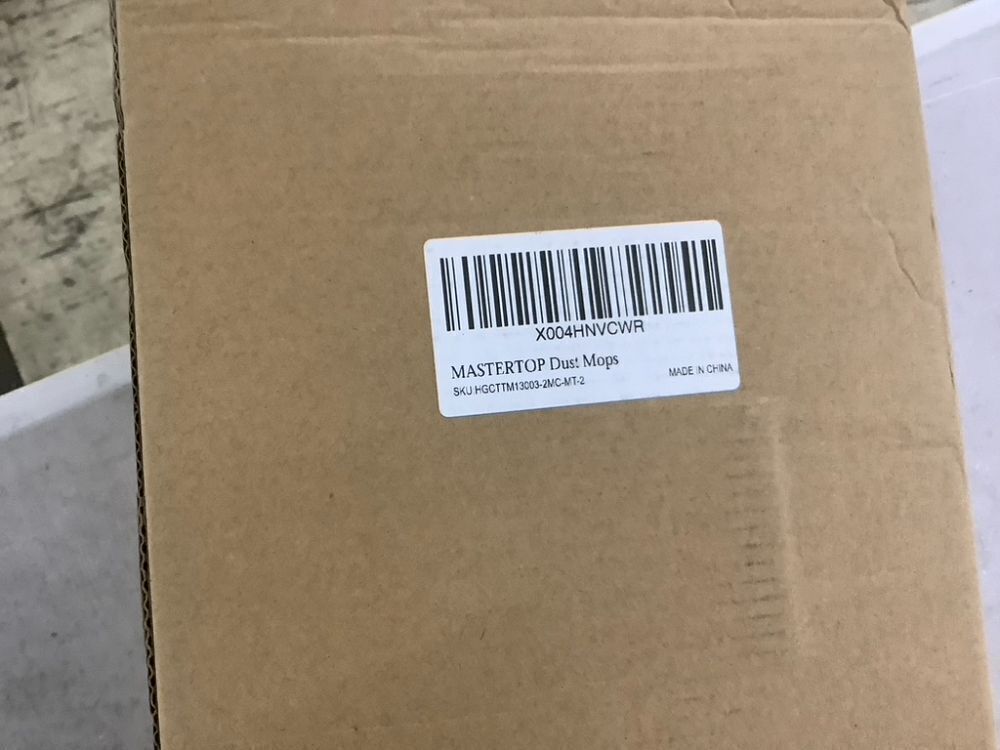 MASTERTOP Industrial Mop, Extra Large Floor Mop with Microfiber & Cotton Pad - Image 6 - Lot 610