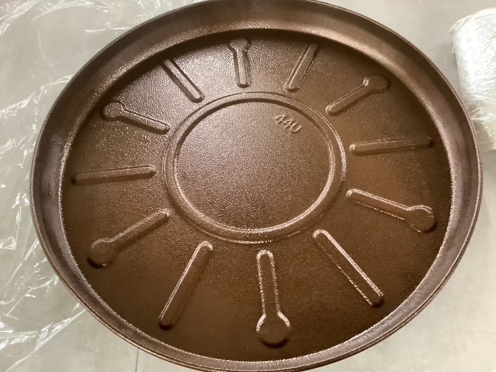 17" Heavy Duty Metal Plant Saucer with Wheels - Image 3 - Lot 410