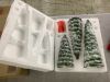 Set of 3 Pre-Lit Ceramic Tabletop Christmas Trees - Thumbnail 2