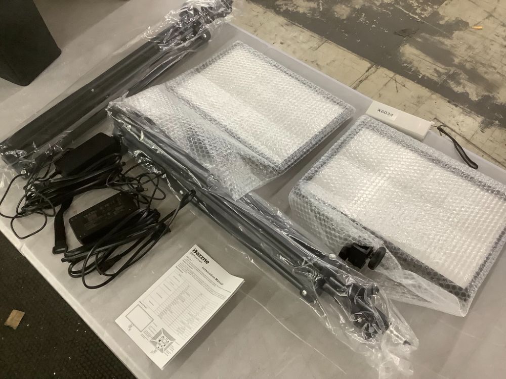 Dazzne D50 LED Video Light Panels 15.4", 45W 3000K-8000K Bi-Color Dimmable, 2 Pack - Image 5 - Lot 122