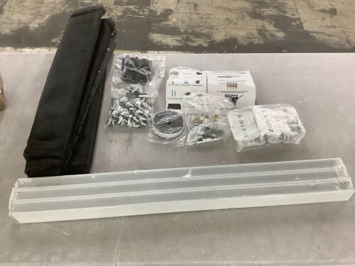 Sliding Garage Door Screen with Track - Lot 327