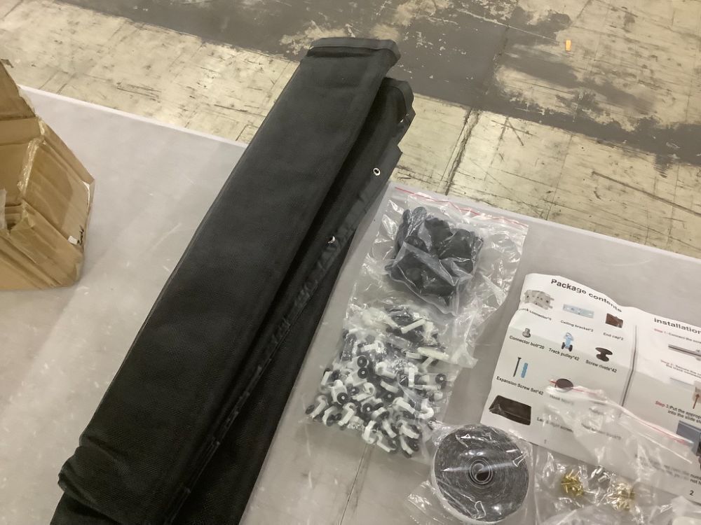 Sliding Garage Door Screen with Track - Image 5 - Lot 327