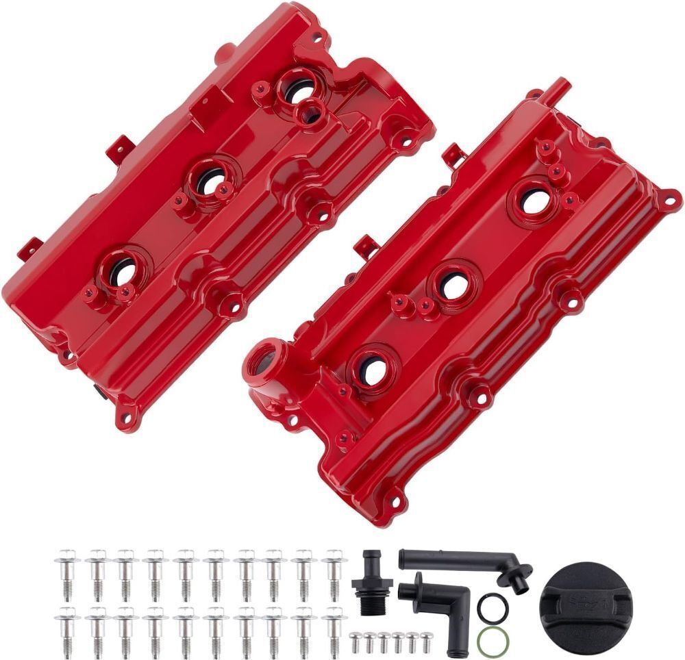 Aluminum Cylinder Head Engine Valve Cover Left & Right, for Infiniti FX35 G35 M35, for Nissan 350Z, VQ35DE 3.5L V6 2003-2008 - Image 1 - Lot 226