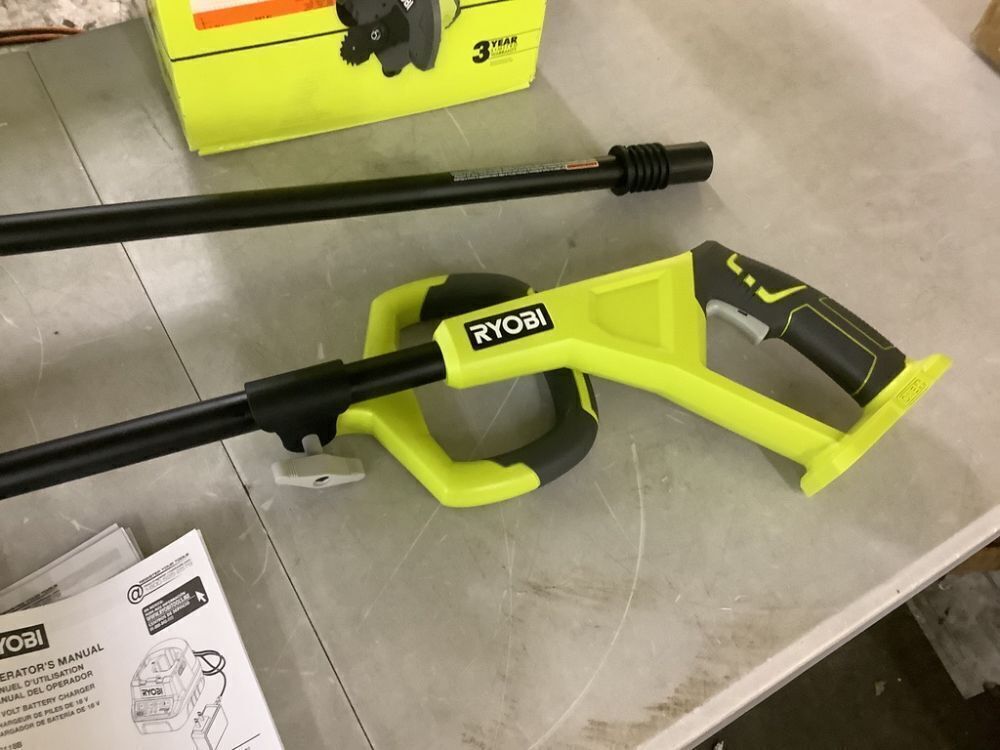 RYOBI ONE+ 18V 9 in. Cordless Battery Edger with 2.0 Ah Battery and Charger - Image 5 - Lot 72JF