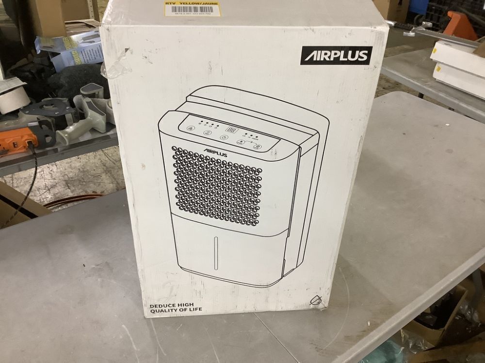 38 pt. 2000 sq. ft. Portable Dehumidifier in White with 8.03 pt. Bucket, Auto Defrost, Anionic Air Mode, 2-Fan Speeds - Image 2 - Lot 92JF