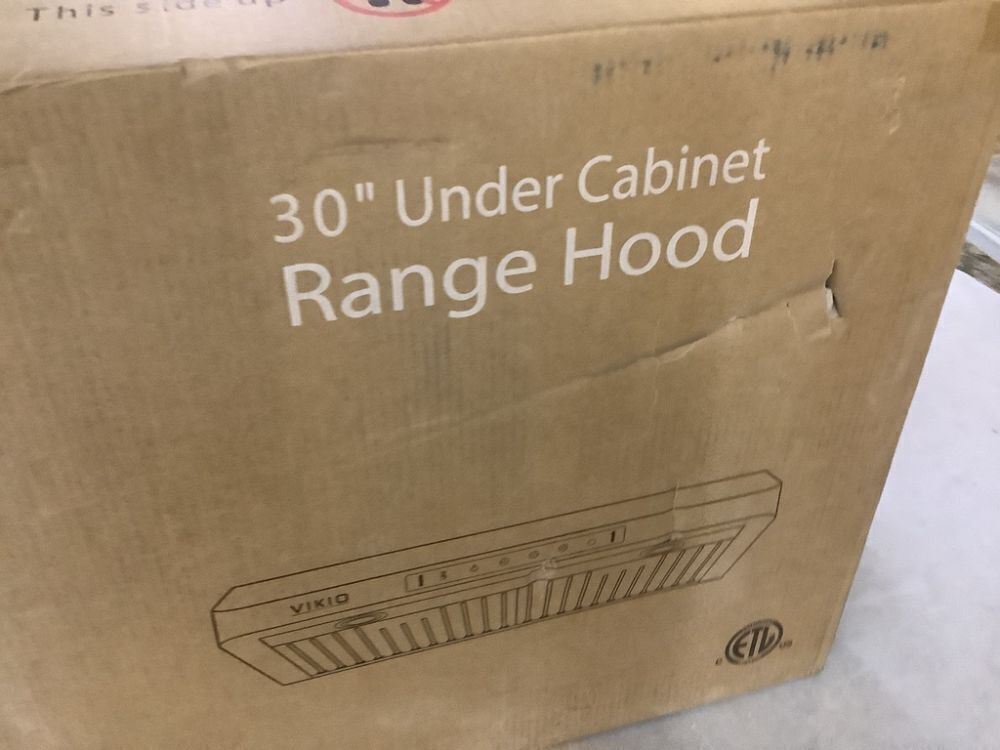 VIKIO 30 in. 900 CFM Ducted Under Cabinet Range Hood in Stainless Steel with 3 -Way Venting and Removable LED - Image 3 - Lot 95JF