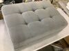 Lazzara Colrich Gray Microfiber Rectangle Storage Ottoman - Thumbnail 3