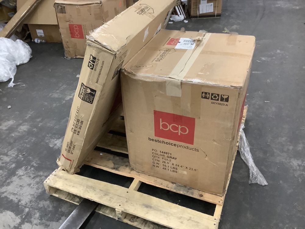 5-Piece Wicker Patio Dining Table Set w/ 4 Chairs - Image 2 - Lot 9