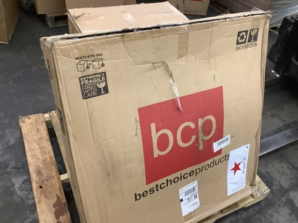 5-Piece Wicker Patio Dining Table Set w/ 4 Chairs - Image 6 - Lot 9