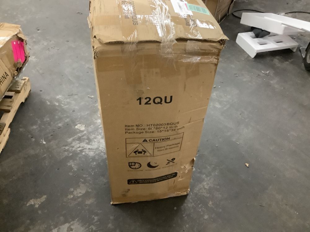 Qabefy Queen 12 Inch Memory Foam Hybrid Mattress - Image 2 - Lot 89JF