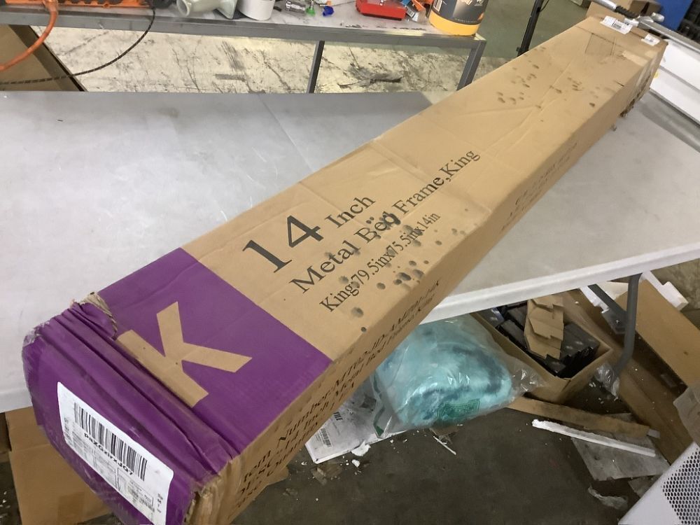 MAF 14" Metal Bed Frame, King - Image 2 - Lot 83JF