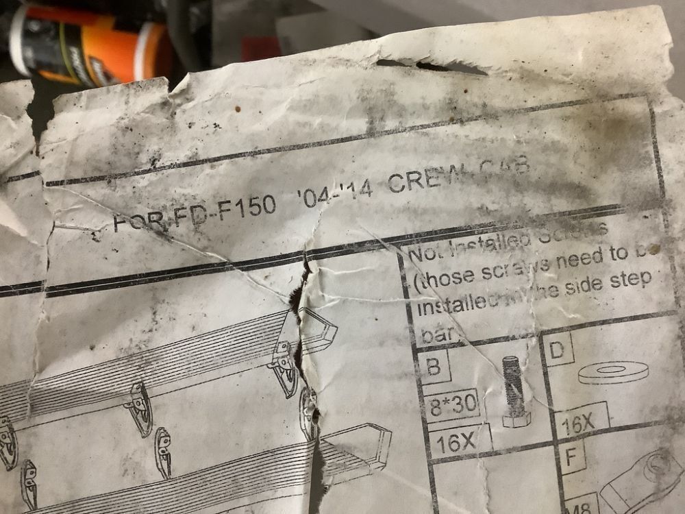 DNA Motoring Stainless Steel 6.25 Inches Pleated Step Bar Running Board for 04-14 F-150 Crew Cab - Image 3 - Lot 77JF