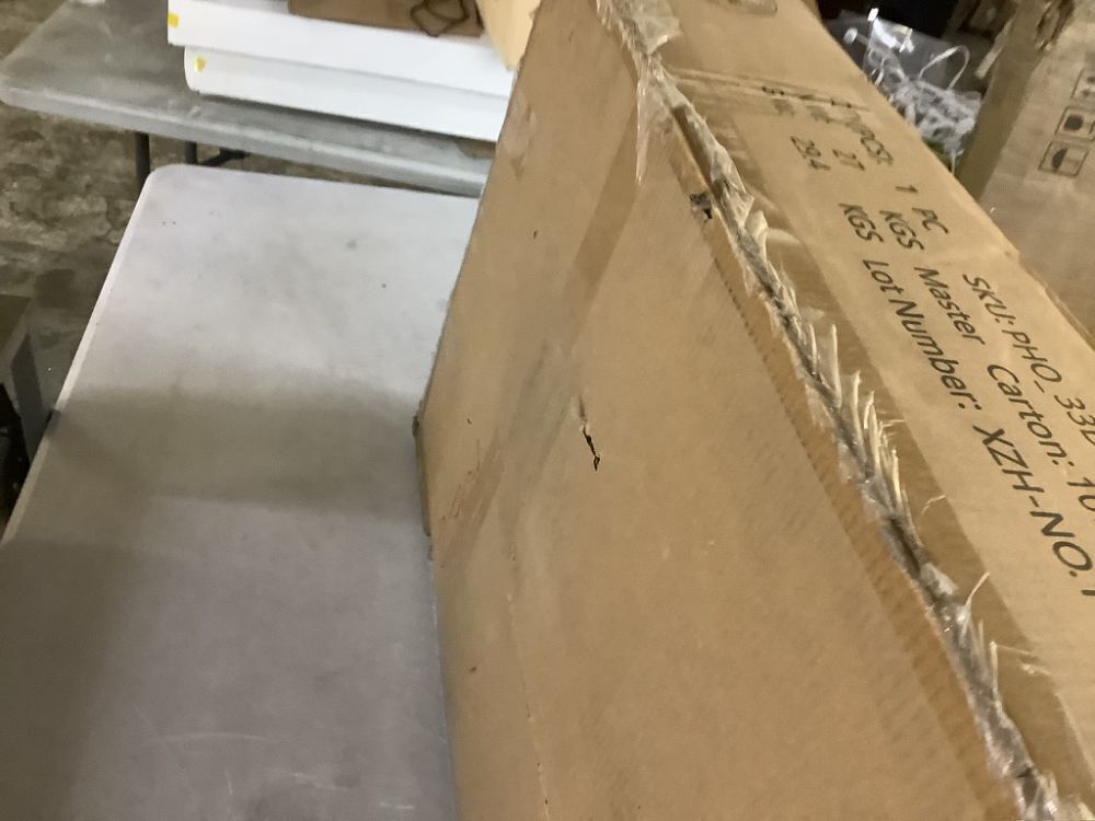 GarveeHome Upholstered Twin Bed Frame with Led Lights and Storage Drawer - Image 4 - Lot 69JF