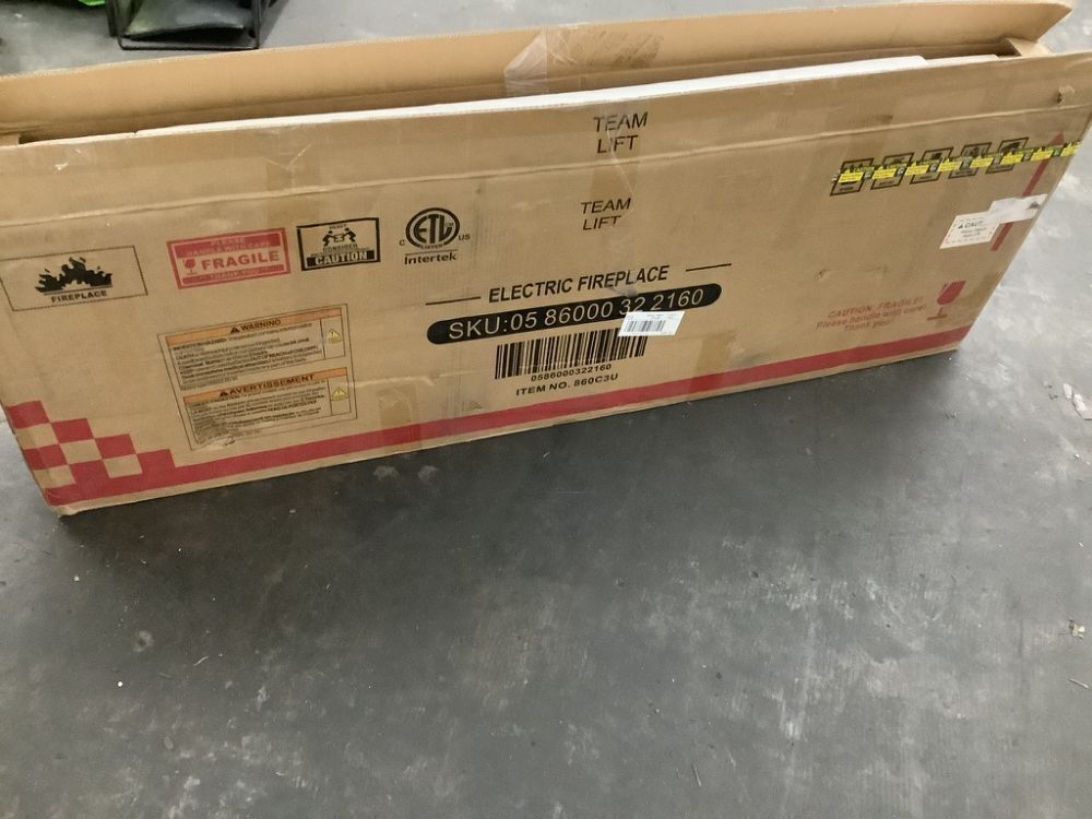 R.W.FLAME 60" Recessed and Wall Mounted Electric Fireplace - Image 4 - Lot 60JF