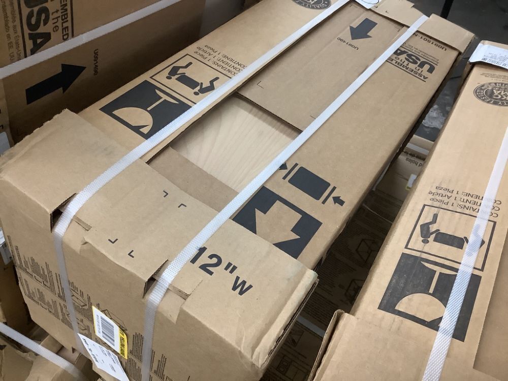 Pallet of (6) Matching Hampton Bay Cabinets, Unfinished - Image 6 - Lot 48JF