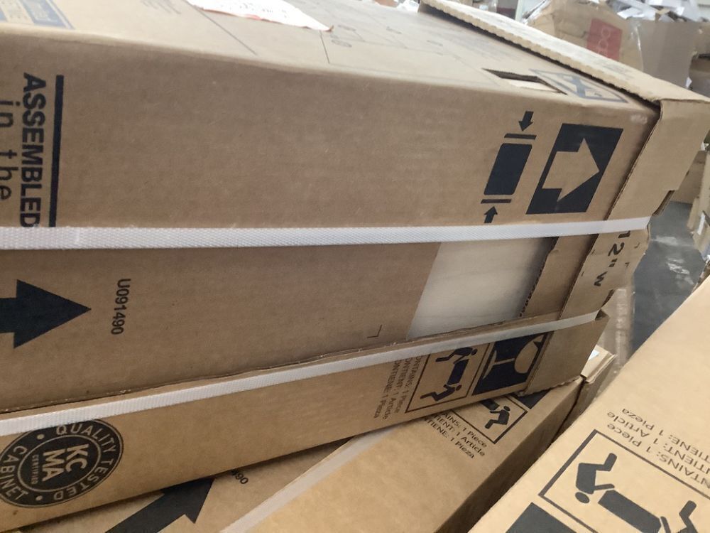 Pallet of (6) Matching Hampton Bay Cabinets, Unfinished - Image 7 - Lot 48JF