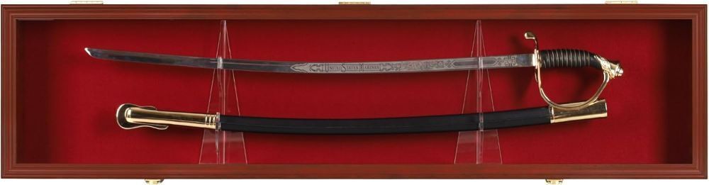 Lockable Sword Display Case 45" x 4.5" x 11" - Image 1 - Lot 123