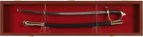 Lockable Sword Display Case 45" x 4.5" x 11" - Lot 123