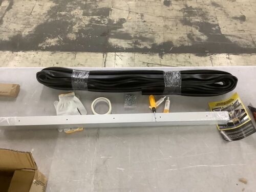Garage Door Seal Aluminum Track Retainer Kit 16' - Lot 625