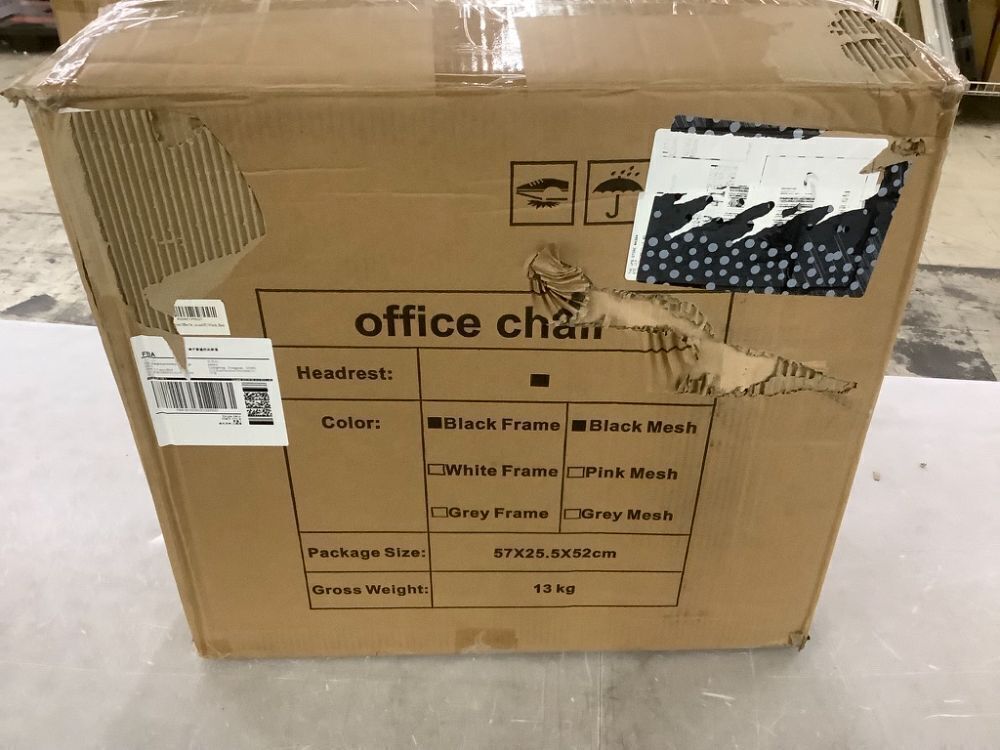 Ergonomic Office Chair - Unknown if Hardware is Complete - Image 1 - Lot 224