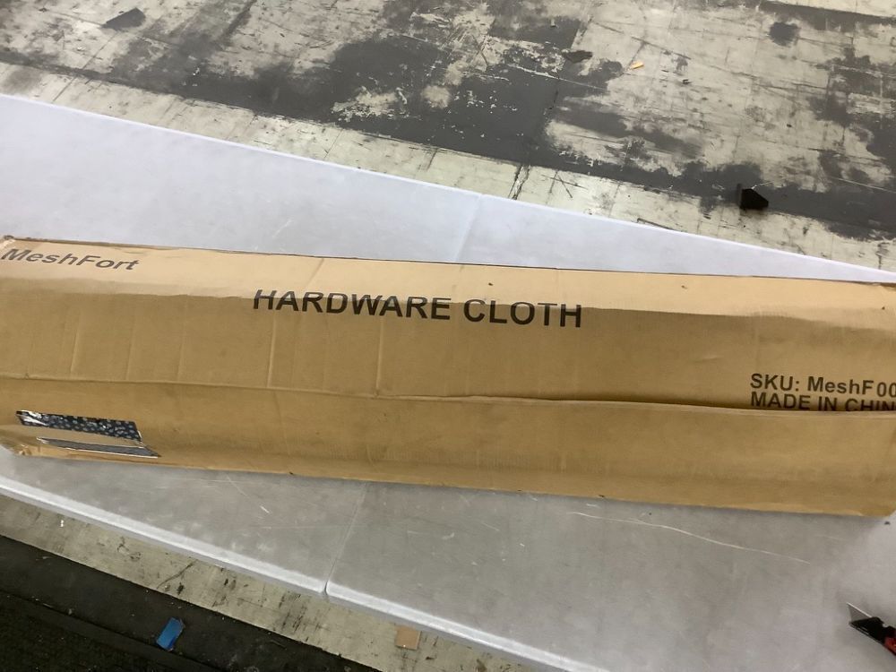 MeshFort Hardware Cloth 1/2 Inch Mesh 48" x 100 ft - Image 2 - Lot 324