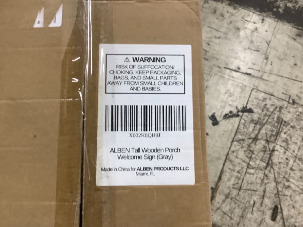 Vertical Welcome Sign for Front Porch - Image 7 - Lot 624