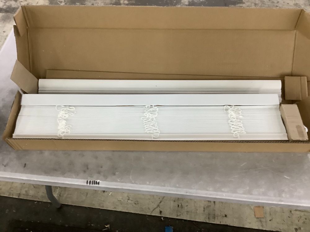 Lotus & Windoware Cordless 2 Inch Faux Wood Blind, 34" Wide x 64" Long - Image 4 - Lot 628