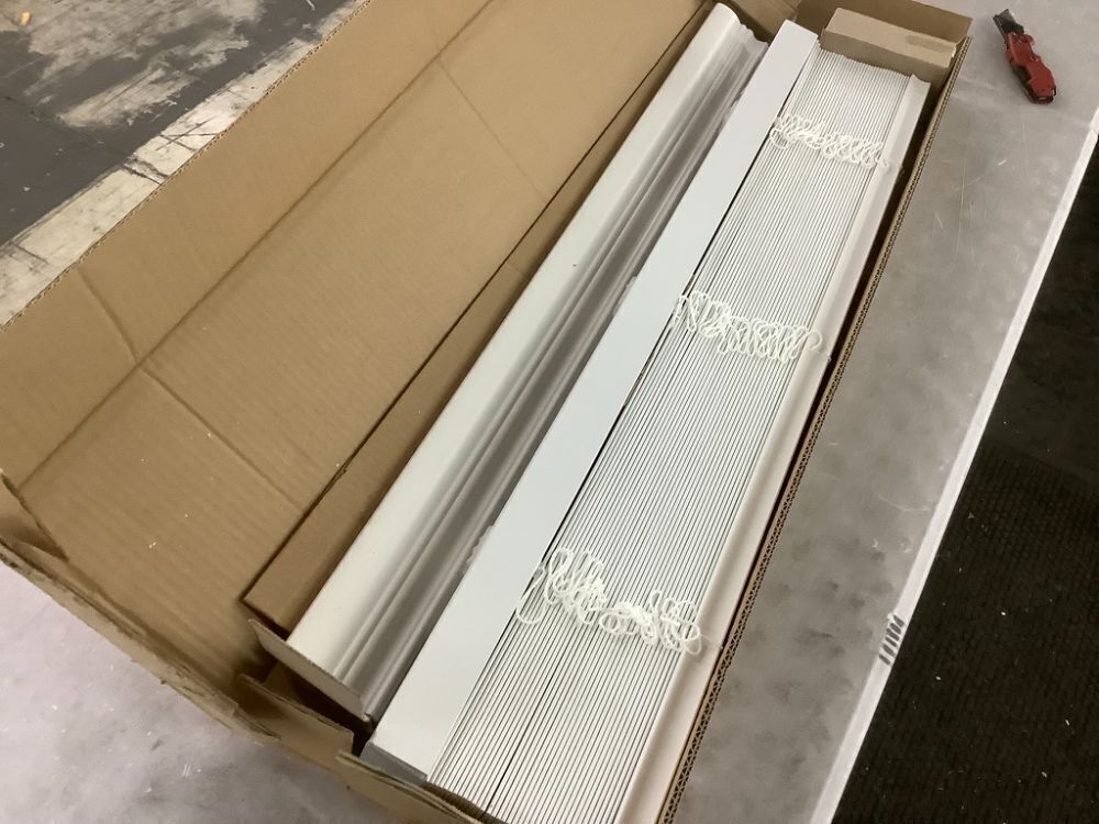 Lotus & Windoware Cordless 2 Inch Faux Wood Blind, 34" Wide x 64" Long - Image 5 - Lot 628