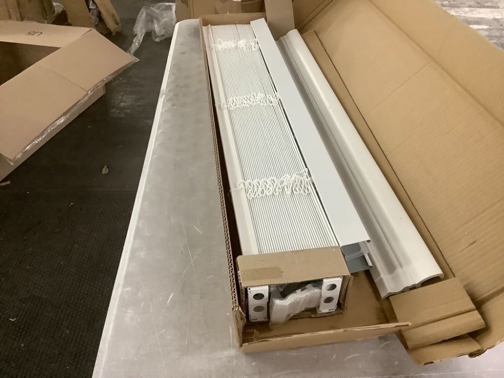 Lotus & Windoware Cordless 2 Inch Faux Wood Blind, 34" Wide x 64" Long - Image 6 - Lot 628