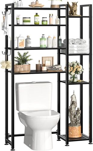 Simple Trending Over The Toilet Storage with Side Rack - Lot 321