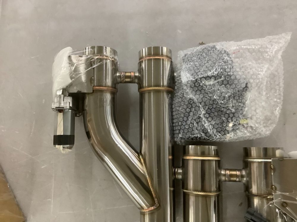PQY Universal 2.5 Inch Stainless Steel Exhaust Pipe Kit, 2 pc - Image 4 - Lot 330