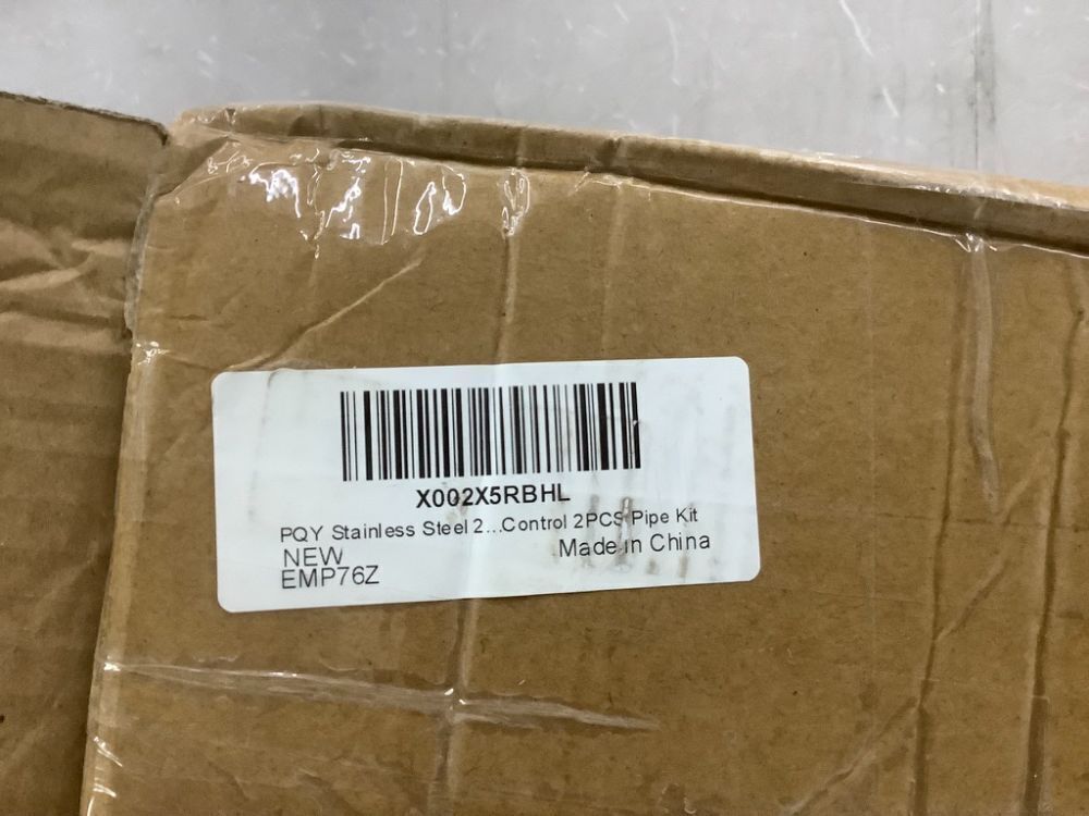 PQY Universal 2.5 Inch Stainless Steel Exhaust Pipe Kit, 2 pc - Image 6 - Lot 330