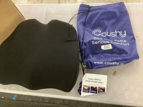 Coushy Ergonomic Seat Cushion - Lot 617