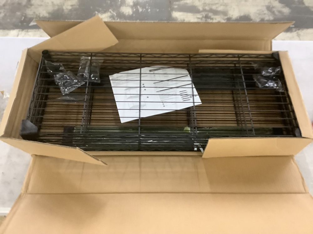 4 Tier Metal Storage Shelves, 13.8" D x 35.4" W x 59.5" H - Image 2 - Lot 629