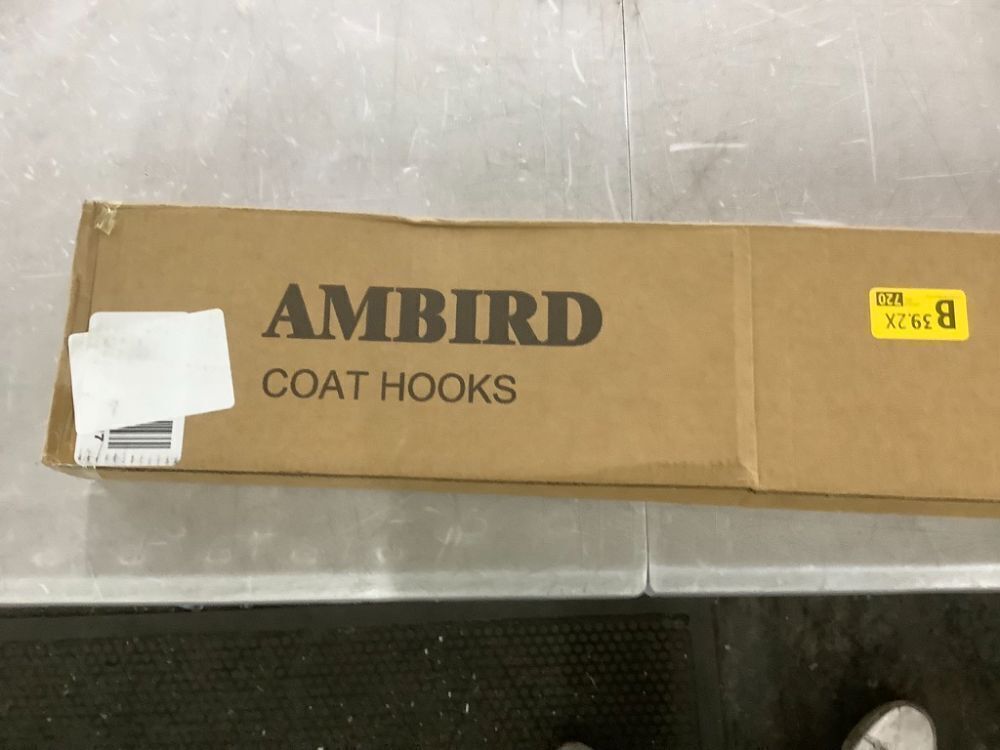 AMBIRD Wall Mount Coat Rack with Shelf - Image 2 - Lot 721