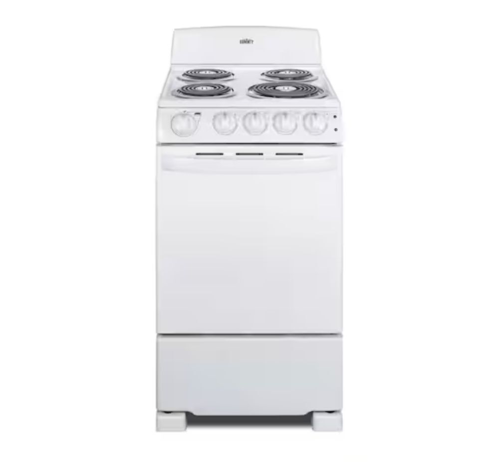 Summit Appliance 20 in. 2.3 cu. ft. Electric Range in White - Image 1 - Lot 7JF