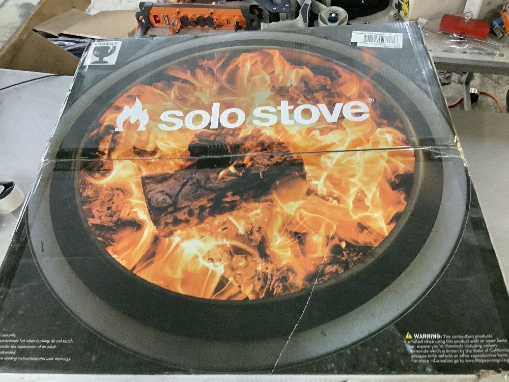 Solo Stove Pi Fire Wood Burning Pizza Oven Attachment with Cordierite Pizza Stone - Image 5 - Lot 14JF