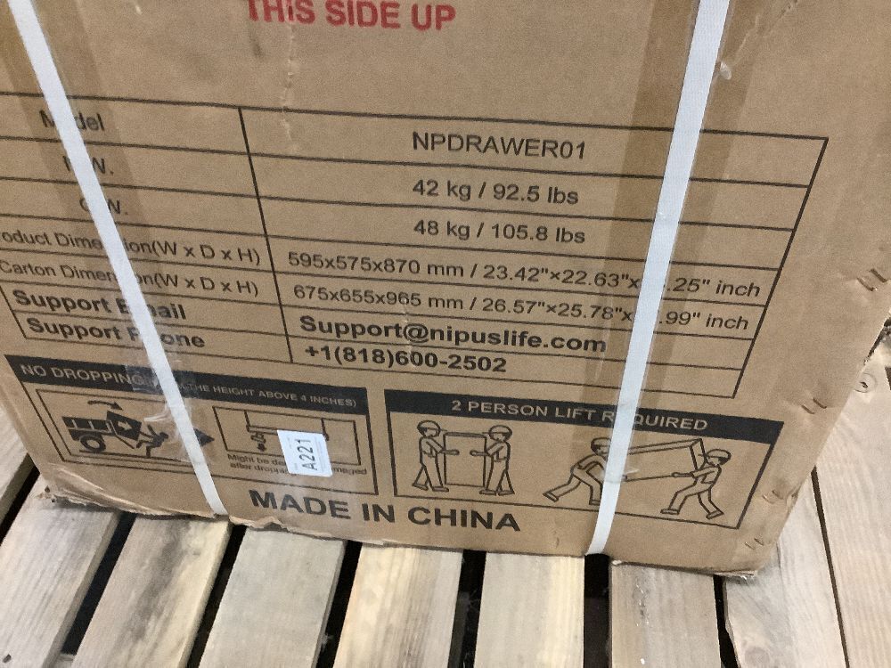 Nipus 23.4 in. 230 Plus Cans Dual Zone Beverage Refrigerator with 2-Drawers in Silver Stainless Steel Built-in Beverage Cooler - Image 4 - Lot 16JF