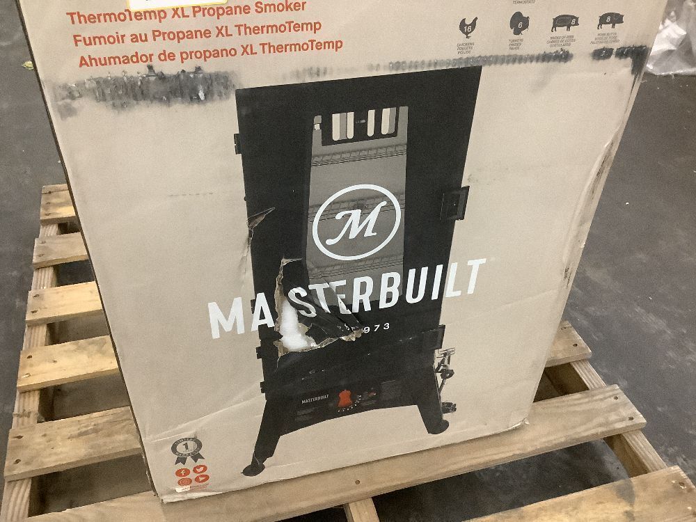 Masterbuilt 40 in. ThermoTemp XL Propane Smoker with Window in Black - Image 3 - Lot 17JF