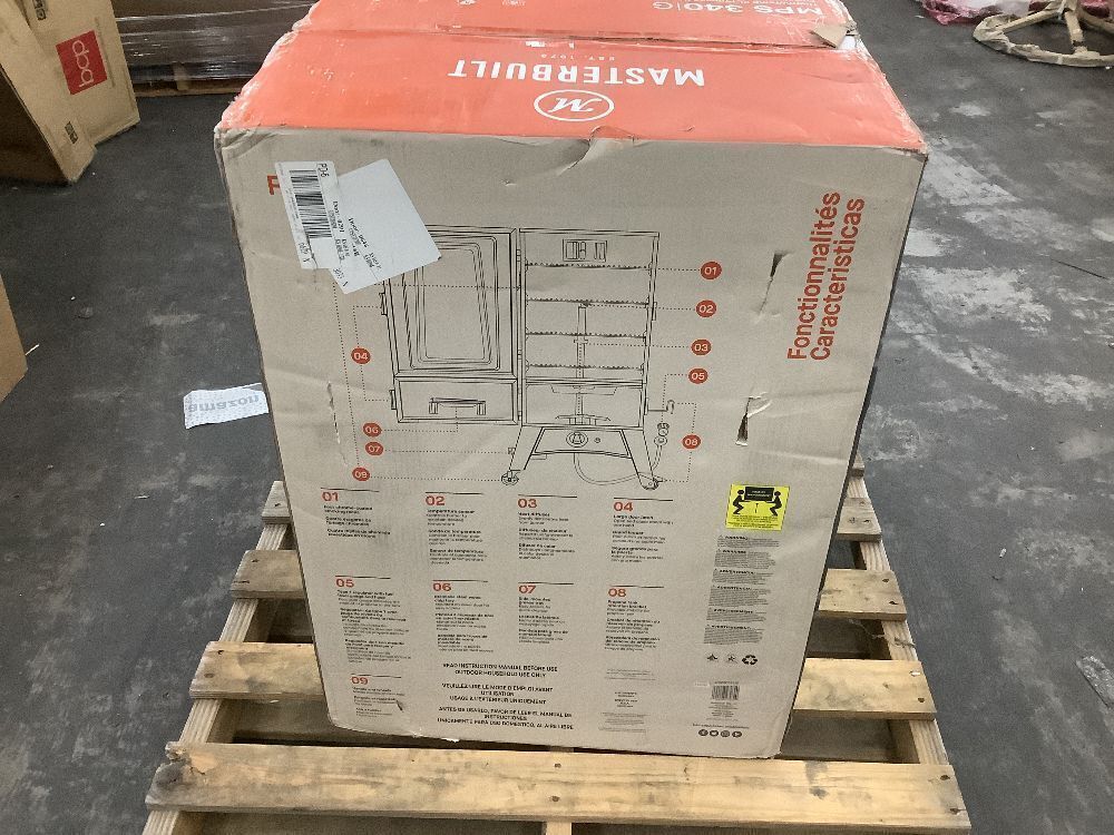 Masterbuilt 40 in. ThermoTemp XL Propane Smoker with Window in Black - Image 6 - Lot 17JF