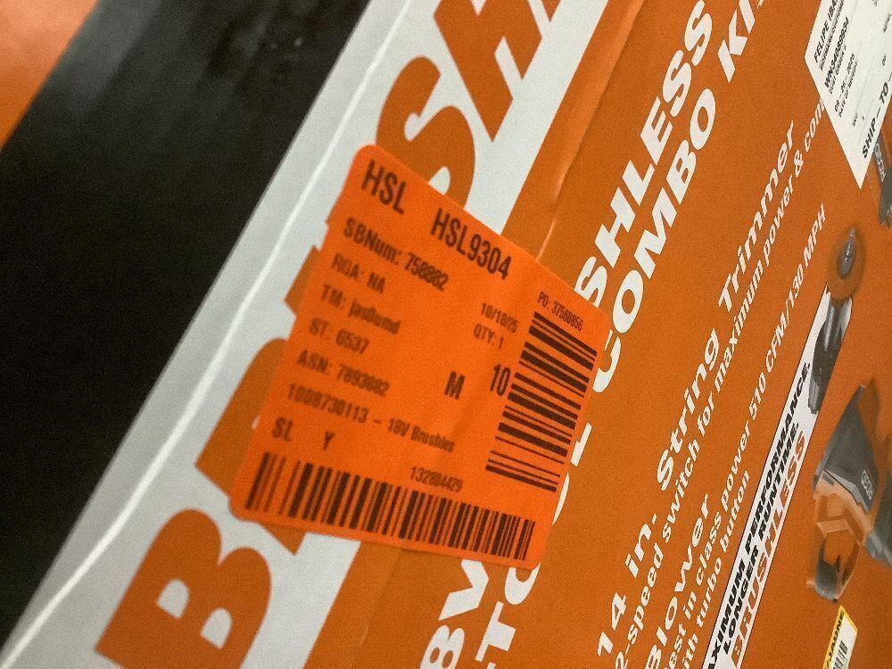 RIDGID 18V Brushless 14 in. Cordless Battery String Trimmer and Leaf Blower 2-Tool Combo Kit with 4.0 Ah Battery and Charger - Image 4 - Lot 25JF